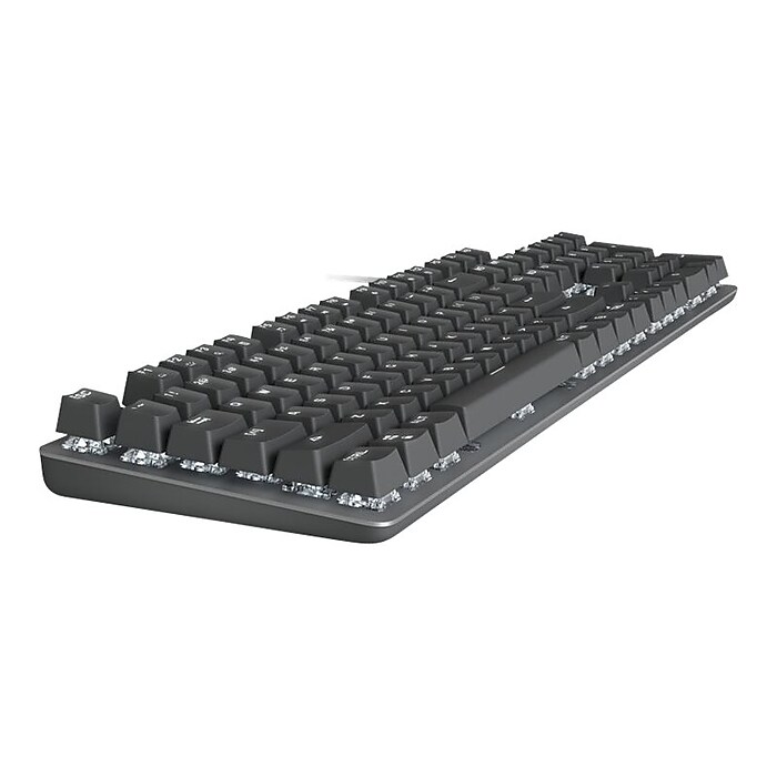 Logitech K845 Mechanical Illuminated Aluminum Gaming Keyboard, Red