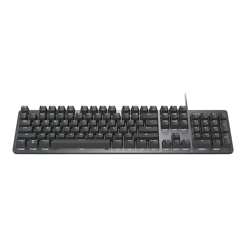 Logitech K845 Mechanical Illuminated Aluminum Gaming Keyboard, Blue Switches, Black (920-009860) image 1