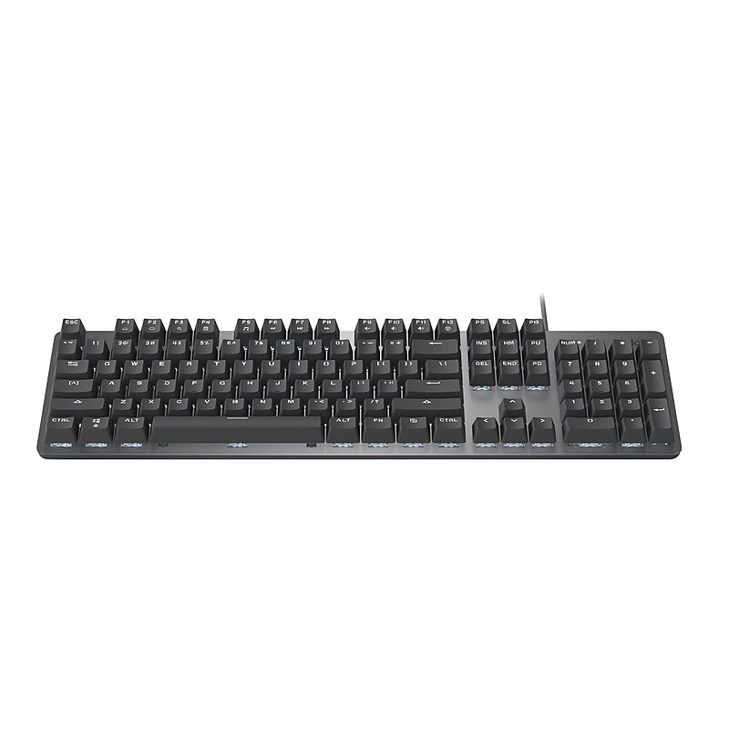 Logitech K845 Mechanical Illuminated Aluminum Gaming Keyboard, Brown Switches, Black (920-009862) image 1