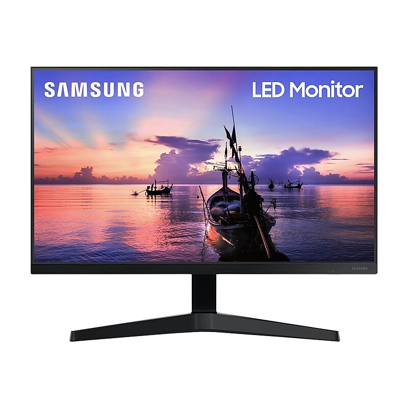 Samsung LF22T350FHNXZA 22" LED Monitor, Dark Gray/Blue image 1
