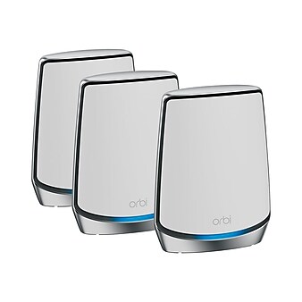 Netgear Orbi AX6000 Tri Band Router, White (RBK853-100NAS)