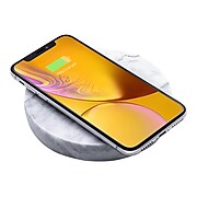 Eggtronic Wireless Charger for Most Smartphones, Marble White (MPWH10)