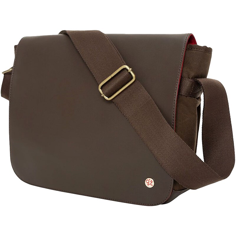 Token Sheridan Nylon Contemporary Messenger Bag, Dark Brown (TK-4576Z-WN DBR) image 1