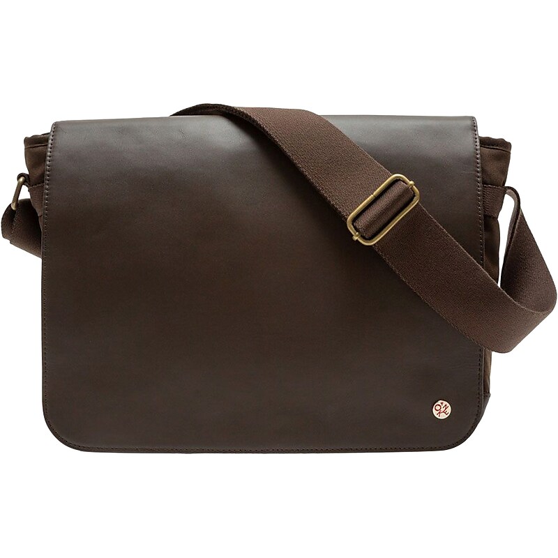 Token Sheridan Nylon Contemporary Messenger Bag, Dark Brown (TK-4346Z-WN DBR) image 1