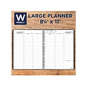 2022 AT-A-GLANCE 8.25" x 11" Weekly Appointment Book, Black (70-950-05-22)