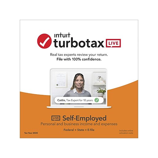 Intuit TurboTax Live SelfEmployed Online for 1 User, Windows/Mac