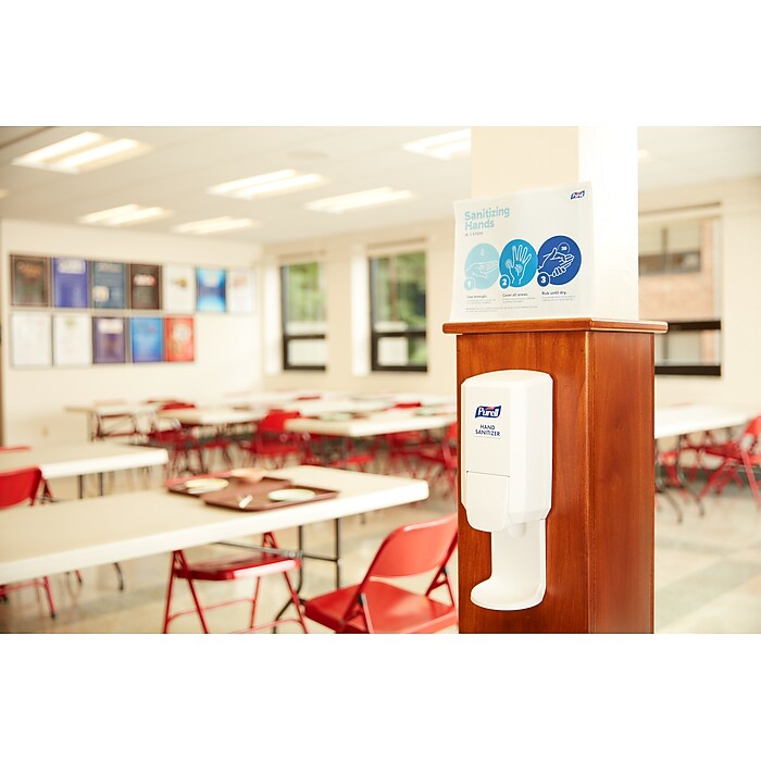 PURELL CS Wall Mounted Hand Sanitizer Dispenser, White (4121-06