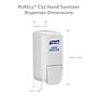 PURELL CS Wall Mounted Hand Sanitizer Dispenser, White (4121-06)~#|#~sp110976990_sc7
