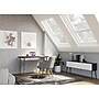 HON Coze 42"W Desk, Florence Walnut and Silver (HONRPL2442FWP6)~#|#~sp110977209_sc7