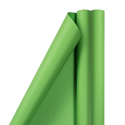 Green Matte Bulk Wrapping Paper - 834 Sq Ft at JAM Paper Store