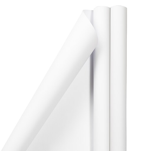 JAM PAPER Gift Wrap, Matte Wrapping Paper, 25 Sq Ft per Roll, Matte