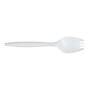 Berkley Square Plastic Spork, Medium-Weight, White, 1000/Carton (1015000)~#|#~sp111086312_sc7