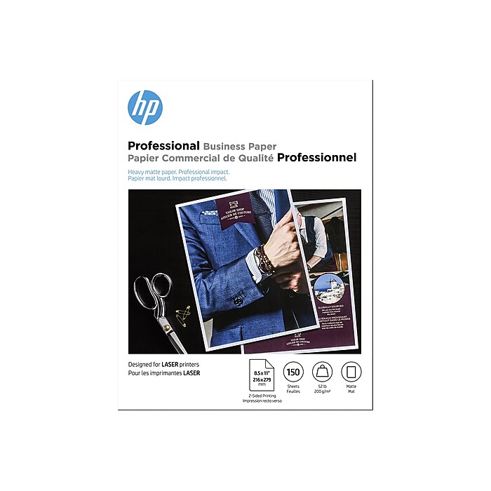 HP Professional Matte Brochure Paper, 8.5