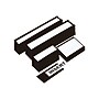 MasterVision® 1"(H) x 2"(W) Magnetic Card Holder, Black, 25/Pack~#|#~s0518053_sc7