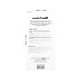 uni-ball Vision Roller Ball Pen, Micro Point, 0.5 mm, Black Ink / Gray Barrel, 4/Pk~#|#~sp111086501_sc7