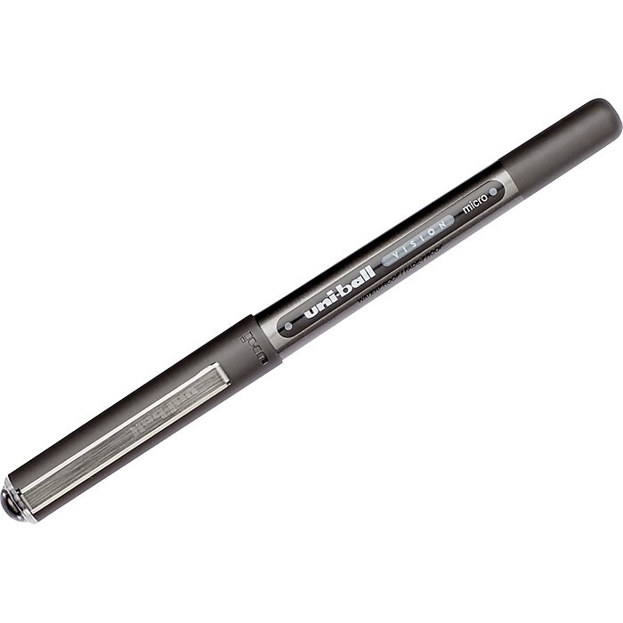 Uni-ball Vision, Penne A Sfera, Punta Fine, Inchiostro Nero, 36 Pezzi - Foto 4