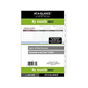2022 AT-A-GLANCE 5.5" x 8.5" Refill, White (061-685Y-22)