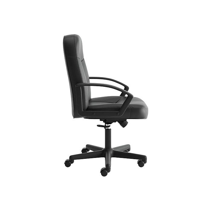 HON SofThread Leather High-Back Executive Chair, Center-Tilt