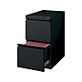 Staples 2-Drawer Mobile Vertical File Cabinet, Letter Size, Lockable, 27.75"H x 15"W x 20"D, Black (ST60432/24876D)~#|#~sp111088230_sc7