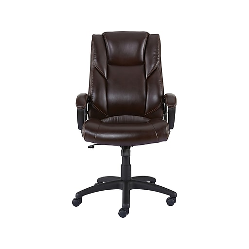 Staples Kelburne Luxura Faux Leather, Non Leather Office Chairs