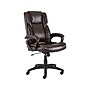 Staples Kelburne Luxura Ergonomic Faux Leather Swivel Executive Chair, Brown (58227-CC)~#|#~sp111089491_sc7