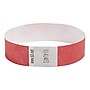 Baumgartens SICURIX Security Wrist Band, Red, 100/Pack (85020)~#|#~sp111089753_sc7