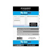 2022 AT-A-GLANCE 5.5" x 8.5" Refill, White/Gray (481-225A-22)