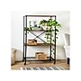 Honey-Can-Do 4-Shelf 63"H Steel Mobile Bookcase, Black (SHF-08838)~#|#~sp111171015_sc7