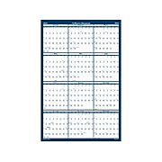 2022 House of Doolittle 33" x 66" Wall Calendar, Wipe Off Classic, White/Blue (3962-22)