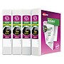 Avery Durable View Binder with DuraHinge and Slant Rings, 3 Rings, 1.5" Capacity, 11 x 8.5, White, 4/Pack (AVE17576)~#|#~sp111251199_sc7
