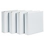 Avery Durable View Binder with DuraHinge and Slant Rings, 3 Rings, 2" Capacity, 11 x 8.5, White, 4/Pack (AVE17577)~#|#~sp111251213_sc7