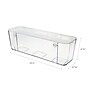 Deflect-O Stackable Containers, Large, Clear (DEF29301CR)~#|#~sp111252431_sc7