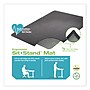 Deflect-O Ergonomic Sit Stand Mat, 48 x 36, Black (DEFCM24142BLKSS)~#|#~sp111252524_sc7