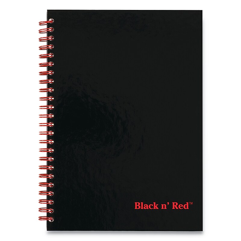 Black N' Red 1-Subject Notebooks, 7" x 9.88", Law, 70 Sheets, Black (JDK400110532) image 1