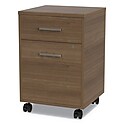 Linea Italia 16"w x 15.25"d x 23.75"h Urban Mobile File Pedestal