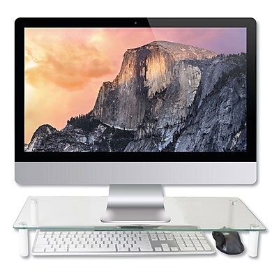 Kantek Glass Monitor Riser, Up to 40 lbs., Clear (KTKMS370) Sansujyuku sansujyuku.com