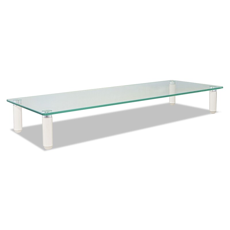 Kantek Glass Monitor Riser, Up to 40 lbs., Clear (KTKMS370) image 1