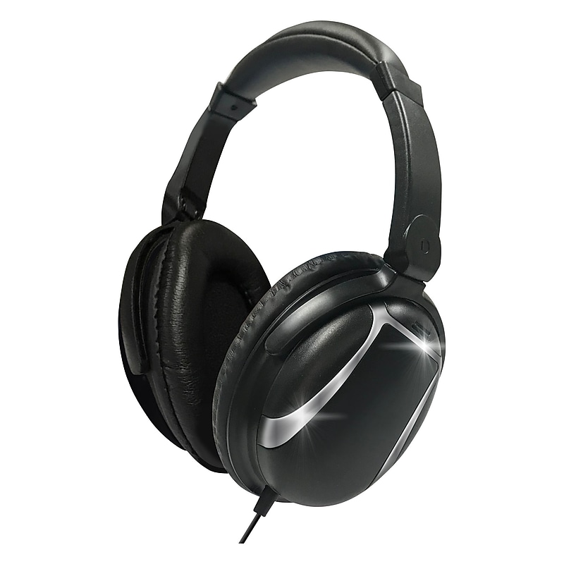 Maxell Bass 13 Headphone with Mic, Black (MAX199840) image 1