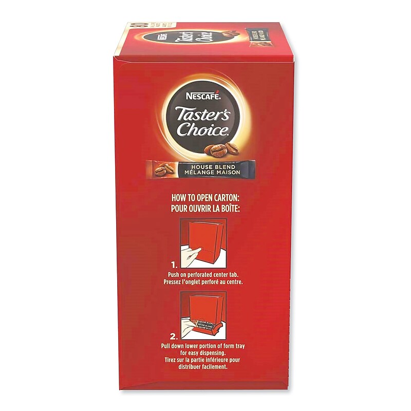 Nescafe Taster's Choice Stick Pack, House Blend,.06 oz, 480/Carton (NES15782CT) image 1