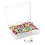 U Brands Map Push Pins, Plastic, Assorted, 1/2", 300/Pack (UBR3086U0624)~#|#~sp111256716_sc7