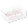 U Brands Fashion Sphere Push Pins, Plastic, Clear/Rose Gold, 7/16", 100/Pack (UBR3089U0624)~#|#~sp111257231_sc7