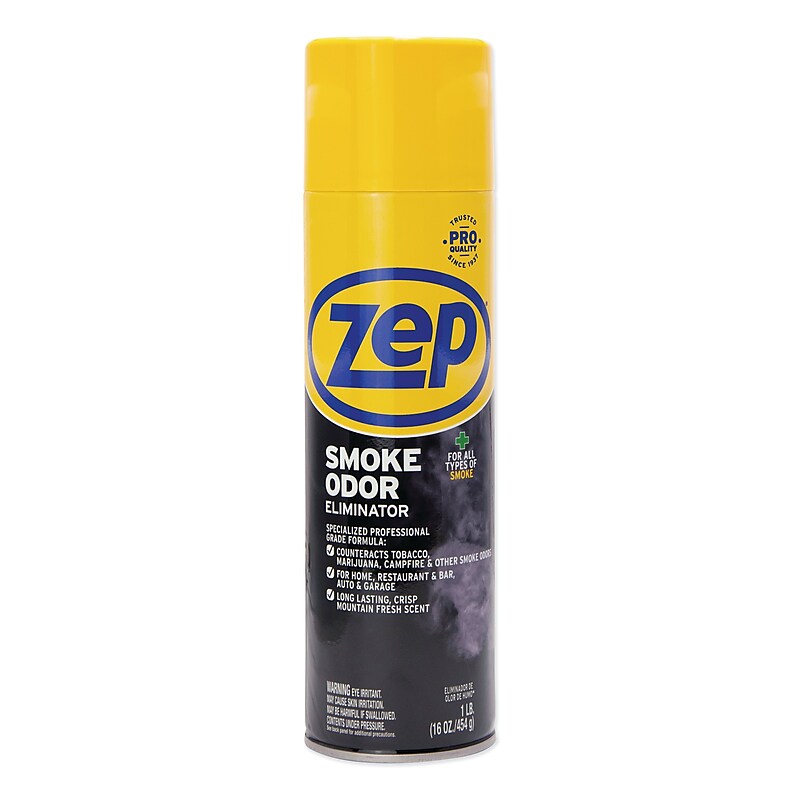Zep Commercial Smoke Odor Eliminator, Fresh, 16 oz, 12/Carton (ZPEZUSOE16CT) image 1