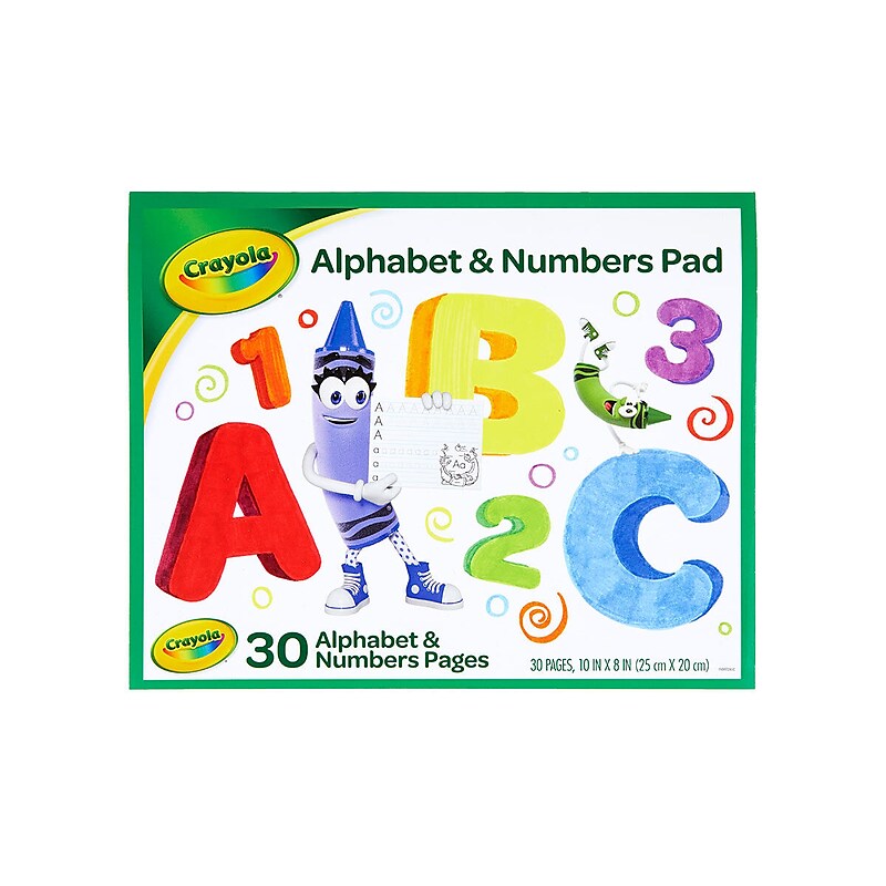 Crayola Alphabets & Numbers Pad (99-3406) image 1
