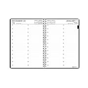 2022 House of Doolittle 7" x 10" , Daily & Monthly Appointment Planner, Black (289632-22)