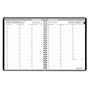 2022 House of Doolittle 8.5" x 11" Weekly Appointment Planner, Professional, Black (27202-22)