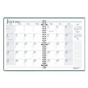 2021-2022 House of Doolittle 8.5" x 11" Academic Planner, Bright Blue (26308-22)