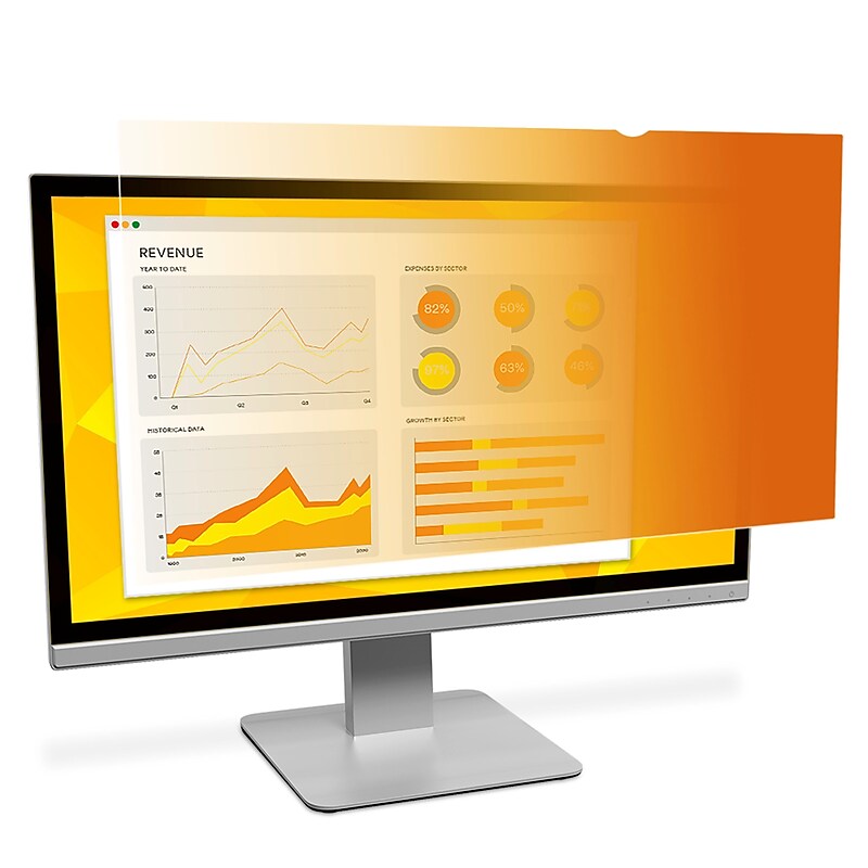 3M™ Gold Privacy Filter for 21.5" Widescreen Monitor (16:9) (GF215W9B) image 1