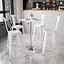 Flash Furniture 23.75'' Square Adjustable-Height White Wood Table (Adjustable 33'' to 40.5'') (CH1)~#|#~sp111678547_sc7