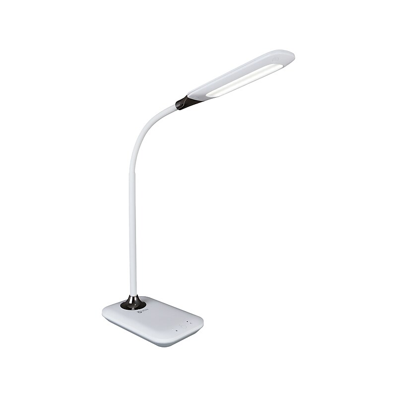 OttLite Wellness Sanitize LED Desk Lamp, 16.38", White Matte (SCD0500S) image 1