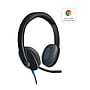 Logitech H540 Computer HD Headset, Over-the-Head, Black (981-000510)~#|#~sp111768738_sc7